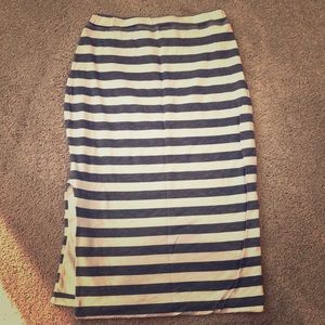 Sundry Striped Skirt